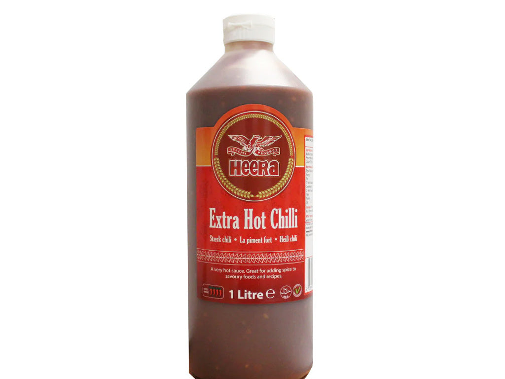 Heera Extra Hot Chilli Sauce 1Ltr