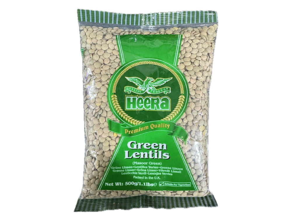 Heera Green Lentils 500g