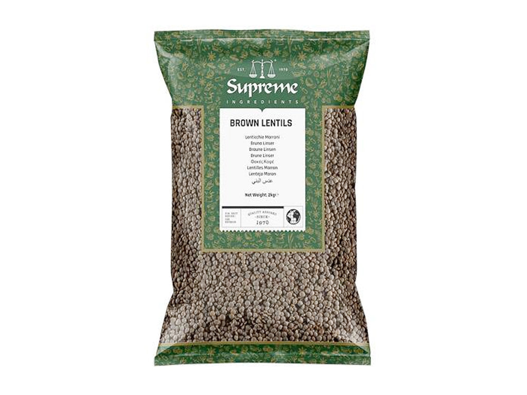 Supreme Brown Lentils 2Kg